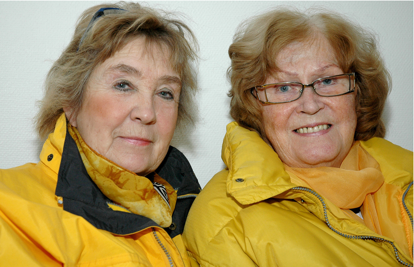 Ethel Dahlman och Gudrun Andersson